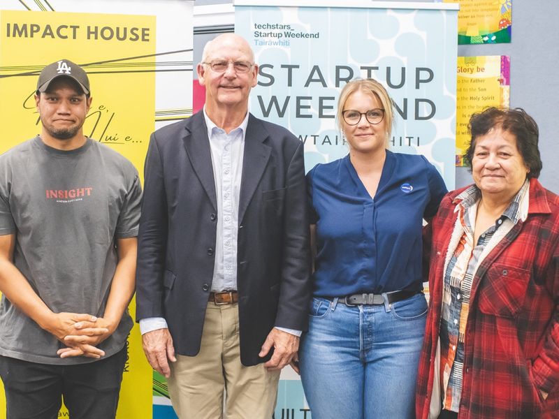 Our awesome judges: Luke Fox, John Pittar, Amanda Cook and Polly Crawford. Photo credit [@MarkisaStudios](https://www.instagram.com/markisastudios/).